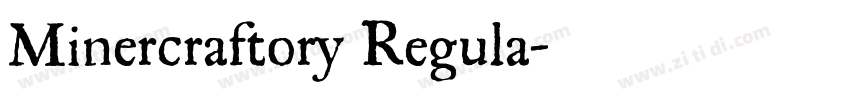Minercraftory Regula字体转换
